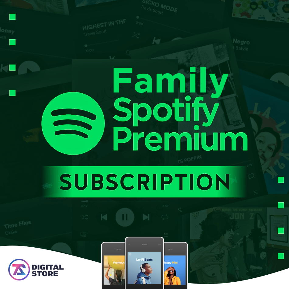Spotify Premium Family (6 Users) 72 Digital
